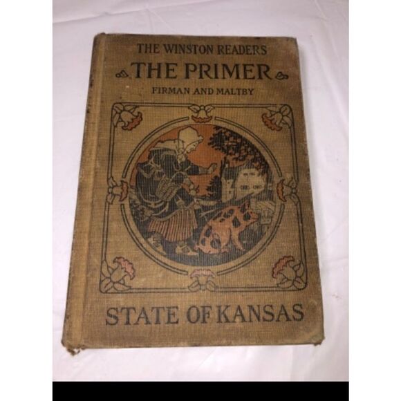 Winston Readers Firman & Maltby Premier Reader 1925 State of Kansas Vintage - Picture 1 of 12